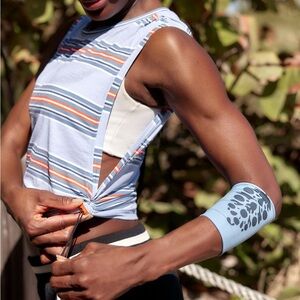 *NWT* FP Movement by Free People Tempo Sport Mode Printed Muscle Tee, Size Small